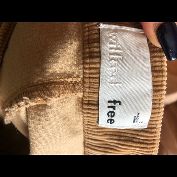 ARITZIA WILFRED FREE BNWOT CORDUROY SKIRT Size 2 - Picture 5 of 5